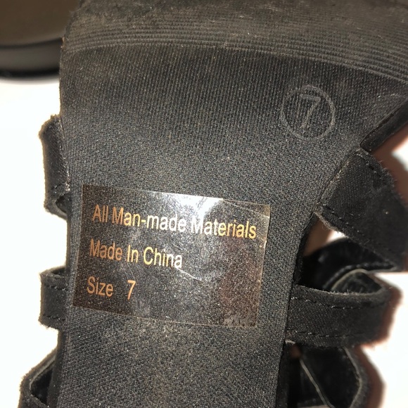 🔥Wild Diva Strappy Suede Heels🔥 - Picture 7 of 7